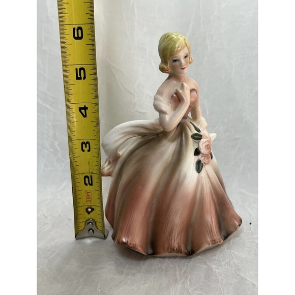 Vintage 1950s Napcoware X6362 Ceramic Girl Planter Vase - Picture 8 of 9